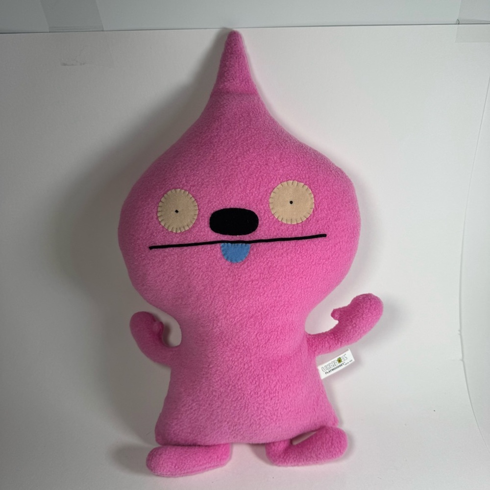 UglyDoll Plush Flatwoodsey Pink 16" Pretty Ugly 2010 Stuffed Animal Toy